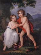 Angelika Kauffmann Bildnis der Geschwister Plymouth als Amor und Psyche Spain oil painting reproduction